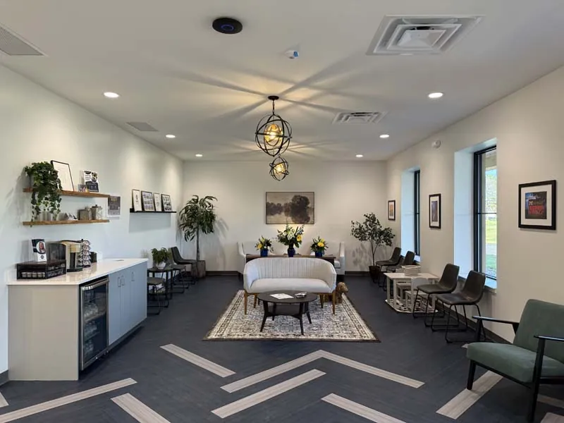 Comprehensive Dentistry Saline, MI location's waiting room