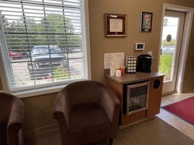 inside the waiting room at Comprehensive Dentistry in Ypsilanti, MI