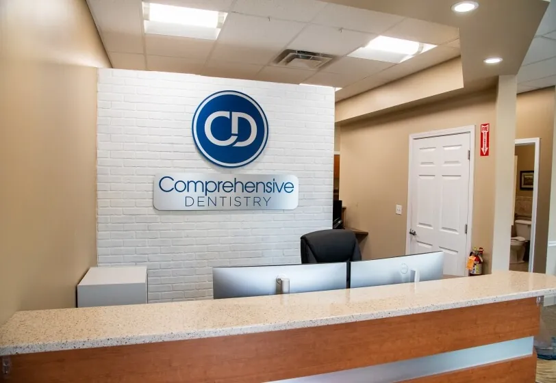 The front desk at Ypsilanti, MI dental office Comprehensive Dentistry
